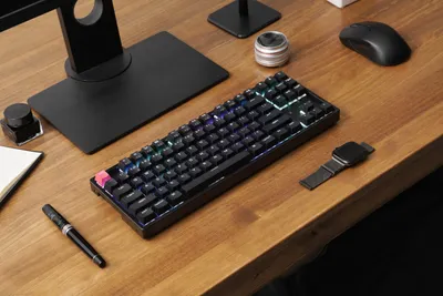 Produktbild von Keychron K8 K8X-J3 Gaming Tastatur, mechanisch, kabellos, TKL, Hot-Swap, RGB