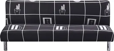 Produktbild von Futon Schonbezug Armlose Sofabezug Stretch Schlafsofa Schonbezug Protector Elastic (1, Stadtleben)
