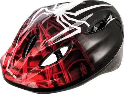 Zdjęcie produktu dla Kask ochronny Meteor, kask dziecięcy, kask rowerowy, rolki, kask MV5-2 dziecięcy kask rowerowy, rozmiar M 52-56 cm Spider