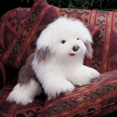 Produktbild von Folkmanis Handpuppe Hund Bobtail 2029