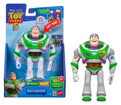 Produktbild von Spanische Disney Pixar Toy Story 5 Buzz Lightyear gesprä chige Figur, 23 cm