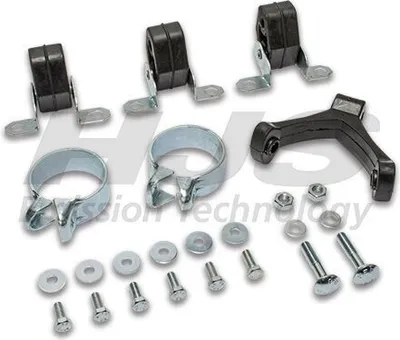 Produktbild von HJS 82 11 4542 Montagesatz Auspuffanlage Abgasanlage für VW Transporter V Bus (7HB, 7HJ, 7EB, 7EJ, 7EF, 7EG, 7HF, 7EC) Multivan V