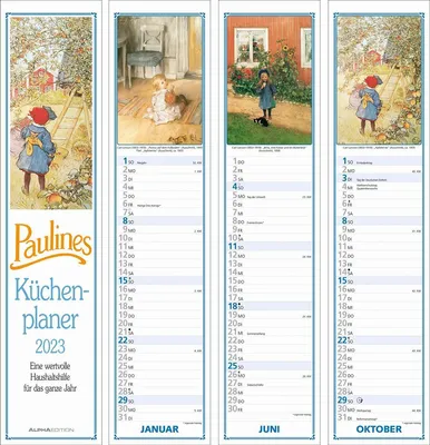 Productafbeelding van AlphaEdition 102412: Streepkalender, Paulines keukenplanner
