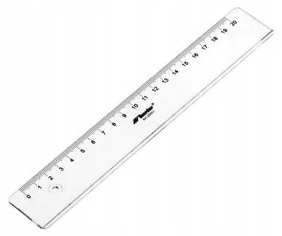 Obrázek produktu pro Leniar Plastové pravítko 20 cm pro školy