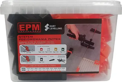Image de Système De Pose De Carreaux Facile À Niveler 50 Cales+ 100 Clips 1Mm