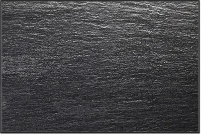 Produktbild von Wallario Wandbild Muster schwarz-weiße Steintafel Optik, Größe: 61 x 91,50 cm, Poster mit schwarzem Aluminiumrahmen