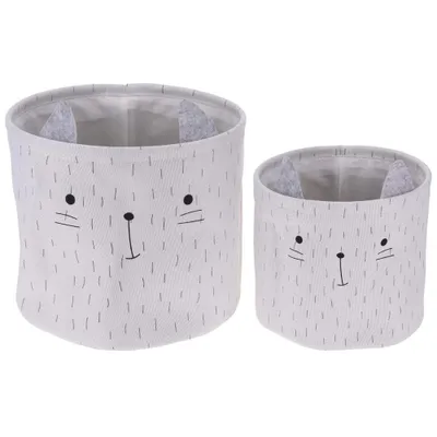 Produktbild von Spielzeugkisten 2 Stück Polyester