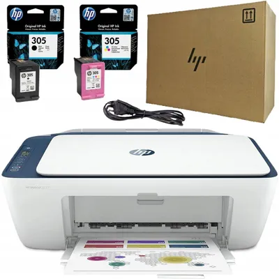 Produktbild von HP DeskJet 2721 Multifunktions-Tintenstrahldrucker, Wi-Fi, Scanner, Farbe