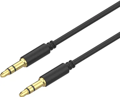 Produktbild von 3,5mm Mini-St. - 3,5mm Mini-St. Rund sw 3 pin 1,5m
