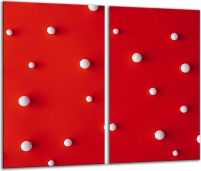 Obrázok produktu pre Kryt varnej dosky 2 kusy 30x52 sklokeramický kryt varnej dosky červený