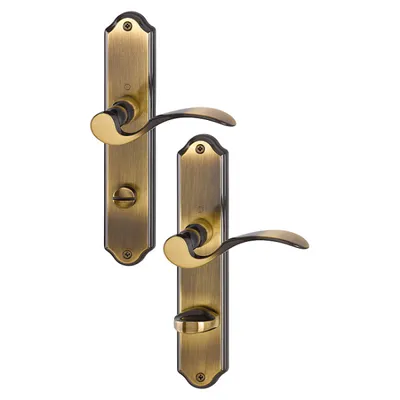 Produktbild von Hoppe ZT-Drückergarnitur,Langsch,eckig,Potsdam,M112PL/310P,WC Schlitz,8/78,brü.