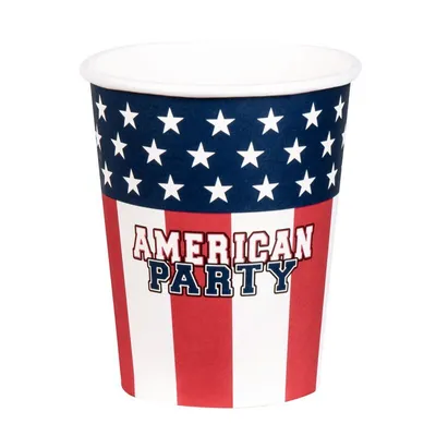 Zdjęcie produktu dla 10 kubków USA "American Party"