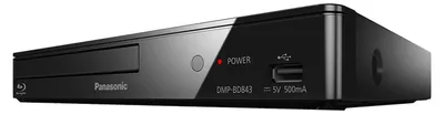 Obrázek produktu pro Panasonic DMP-BD84EG-K, Full HD, NTSC, PAL, DTS-HD, DTS-HD HR, DTS-HD Master Audio, Dolby Digital, Dolby Digital Plus, 5.1 kanály/kanálů, AVCHD, BDMV, MKV, MP4, XVID, AAC, ALAC, FLAC, MP3, WAV, WMA