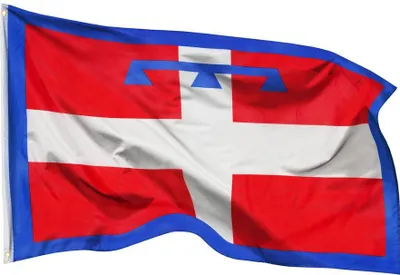 Obrázok produktu pre PHENO FLAGS Piemontská vlajka 90 x 150 cm Vlajka Talianska piemontská vlajka 2 očká
