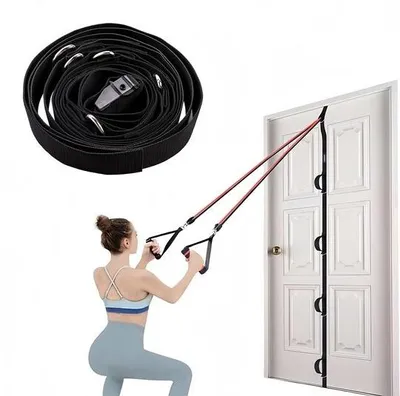 Produktbild von Ibenzoa® Ankerband für Widerstandsbänder, Nylon 5,1 m – robuste Trainingsbefestigung mit mehreren verstellbaren Ankerpunkten für vielseitiges Training