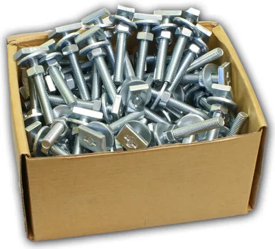 Produktbild von 100x Hammerschrauben M8x100mm Hammerkopfschrauben verzinkt