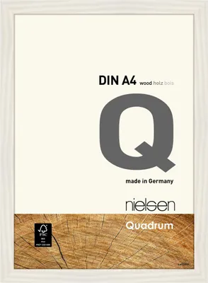 Produktbild von nielsen Holz Bilderrahmen Quadrum, 21x29,7 cm (A4), Weiß