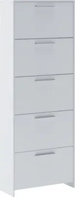 Immagine prodotto di Ghisalba - Scarpiera, 69x28x187h cm Bianco, 5 Ripiani