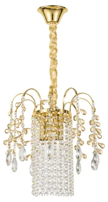 Produktbild von Toolight Kristall-Pendelleuchte Swe090-cp, 30 cm, Gold