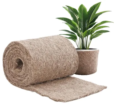 Productafbeelding van Schapenwollen Plantenbeschermingsmat 0,5 x 5 m