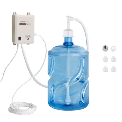Obrázok produktu pre Čerpadlo na vodu do fliaš - 1 gal/min, 40 PSI vodné čerpadlo s 20 ft PE hadicou, automatický dávkovač vody do galónových fliaš