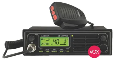 Obrázek produktu pro Albrecht AE 6491 VOX, DC, 188 mm, 131 mm, 57 mm, LCD, CD autorádio