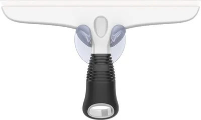 Immagine prodotto di Supporto in silicone per doccia con ventosa per finestre a specchio - Set di tergivetro per la pulizia del bagno