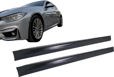 Image de Bas de caisse pour BMW Série 3 F30 F31 Limousine Touring 2011-2019 Side Skirts Set.