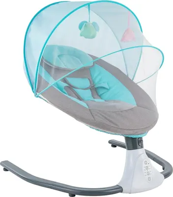 Immagine prodotto di Altalena per bambini, con movimento automatico, tempo di oscillazione regolabile, colore blu