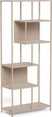 Produktbild von ACTONA | Regal - Haushaltsregal - Dekoregal - grau - 77x35x185 cm - Bücherregal mit 5 Regalböden