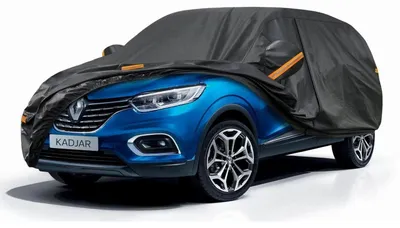 Image de Housse de protection pour voiture, imperméable et respirante, compatible avec Renault Kadjar (2015-2025), couleur noire