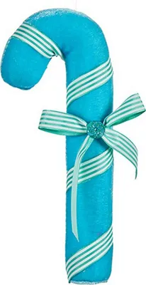 Image de Décorations de Noël bâton 9 x 4 x 23 cm bleu