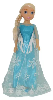 Obrázok produktu pre ICE PRINCESS Bábika v modrom šatách 80cm.