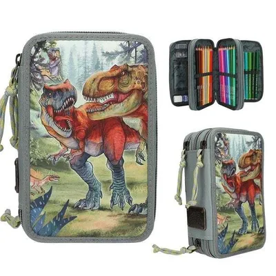 Produktbild von Depesche Vertrieb GmbH & Co. KG Dino World 3 Fach Federtasche BITE