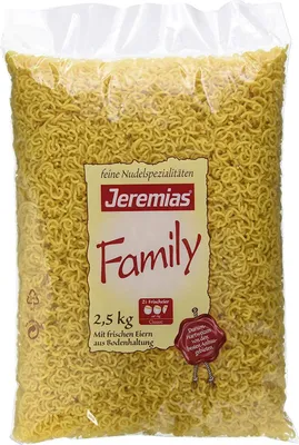 Produktbild von Jeremias Gabelspaghetti Family Frischei kochstabile Nudeln 2500g