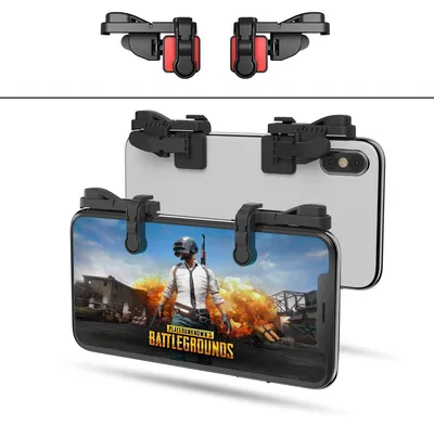 Productafbeelding van [1 paar] Draadloze mobiele gamecontroller, draagbaar gaming gamepad voor PUBG Mobile / Fortnite