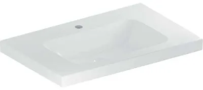 Immagine prodotto di Geberit iCon Light lavabo, 75 cm x 48 cm, avec trou pour robinetterie, sans trop-plein,501839, 501.839.00.6, 501.839.00.6
