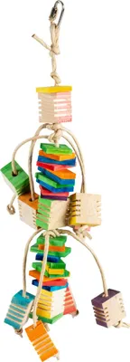 Productafbeelding van Duvo+ Groovy houten cluster met papiertouw