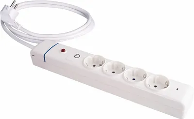 Zdjęcie produktu dla Listwa z 4 gniazdami z wyłącznikiem Solera 41ilso 250 V 16 A (1,5 m)
