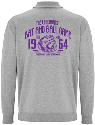 Produktbild von Übergrößen Trainerjacke Legandary Ball Game AHORN SPORTSWEAR Grau-Melange 6XL