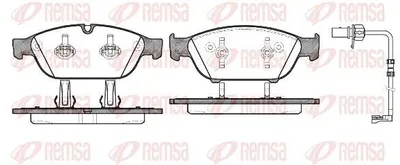 Produktbild von REMSA Bremsbeläge Satz Vorne Bremsklötze für AUDI A6 Avant (4G5, 4GD, C7) 1441.12