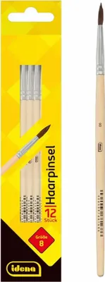 Produktbild von Idena Haarpinsel Größe 8 FSC100%