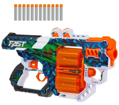 Produktbild von Toi-Toys 32089A Foam Strike Fast L Spielzeugpistole Schaumstoffpfeile ab 8 Jahre Action Kinder