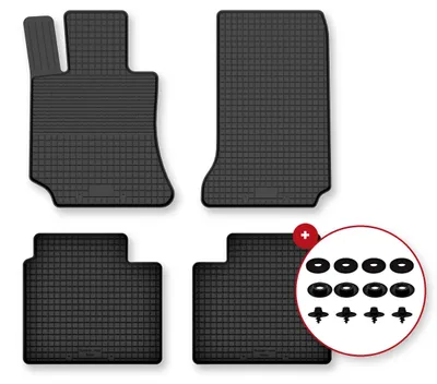 Immagine prodotto di Tappetini gomma vasca per Mercedes S W222 2013- Set 4 pezzi con clip