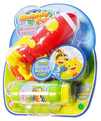 Produktbild von Best Sporting Seifenblasen Rakete inkl. 60 ml Seifenblasenflüssigkeit
