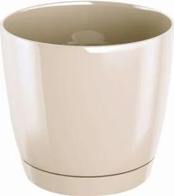 Obrázek produktu pro Květináč 12cm Coubi Round P DUOP120-CY728 krémový plastový PROSPERPLAST