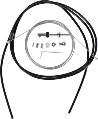 Immagine prodotto di Kit cavo freno XLC per freno a tamburo 17000/2350mm 2 nippli, nero (1 set)