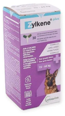 Image de Zylkene Plus 450 mg pour chiens (15-60 kg) - Vetoquinol