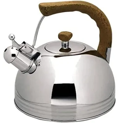 Fluitwaterketel 2,0 l, Edelstahl, Silber, 2 Liter