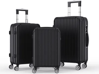 Produktbild von UnboxG Kofferset 3tlg. M-L-XL, Trolley Koffer Reisekoffer Reisekofferset Gepäck Rollkoffer TSA 4 Rollen ABS-Hartschale Teleskopgriff
